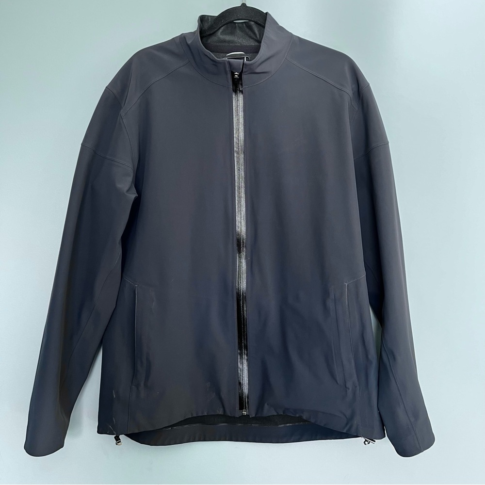 Aether Apparel Navy Technical Rain Jacket Coat Size XL (4)
